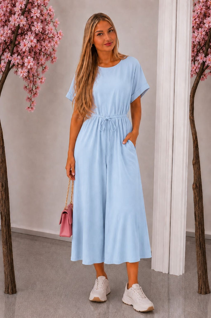 Comfort Maxi Jurk met Taillekoord