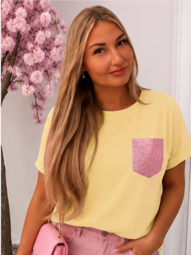 Glitter Pocket T-Shirts