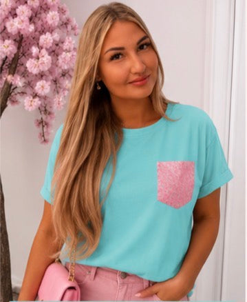 Glitter Pocket T-Shirt