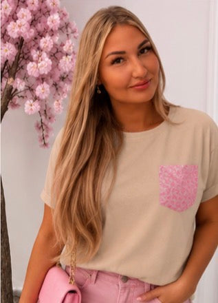 Glitter Pocket T-Shirt