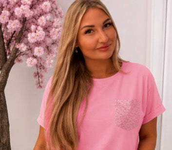 Glitter Pocket T-Shirt